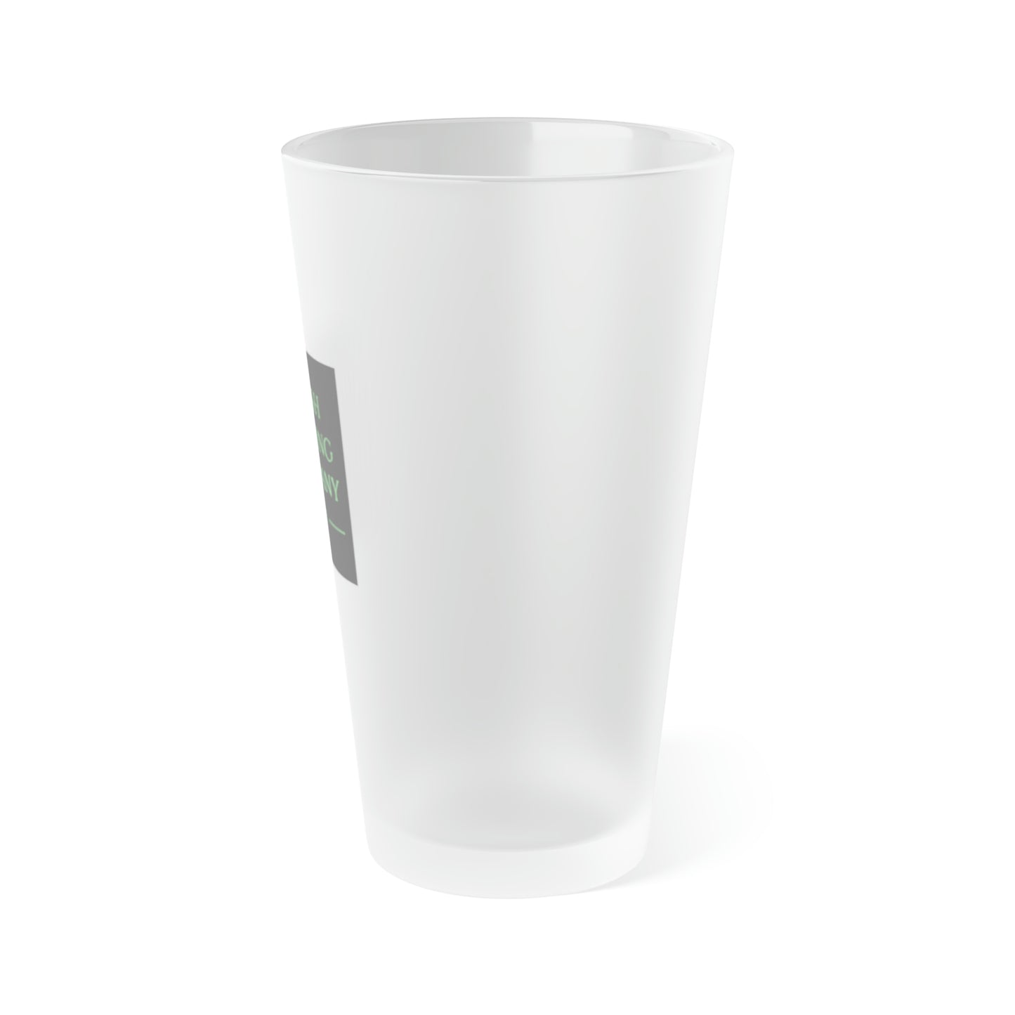 Frosted Pint Glass, 16oz