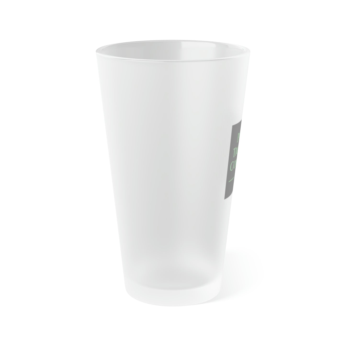 Frosted Pint Glass, 16oz