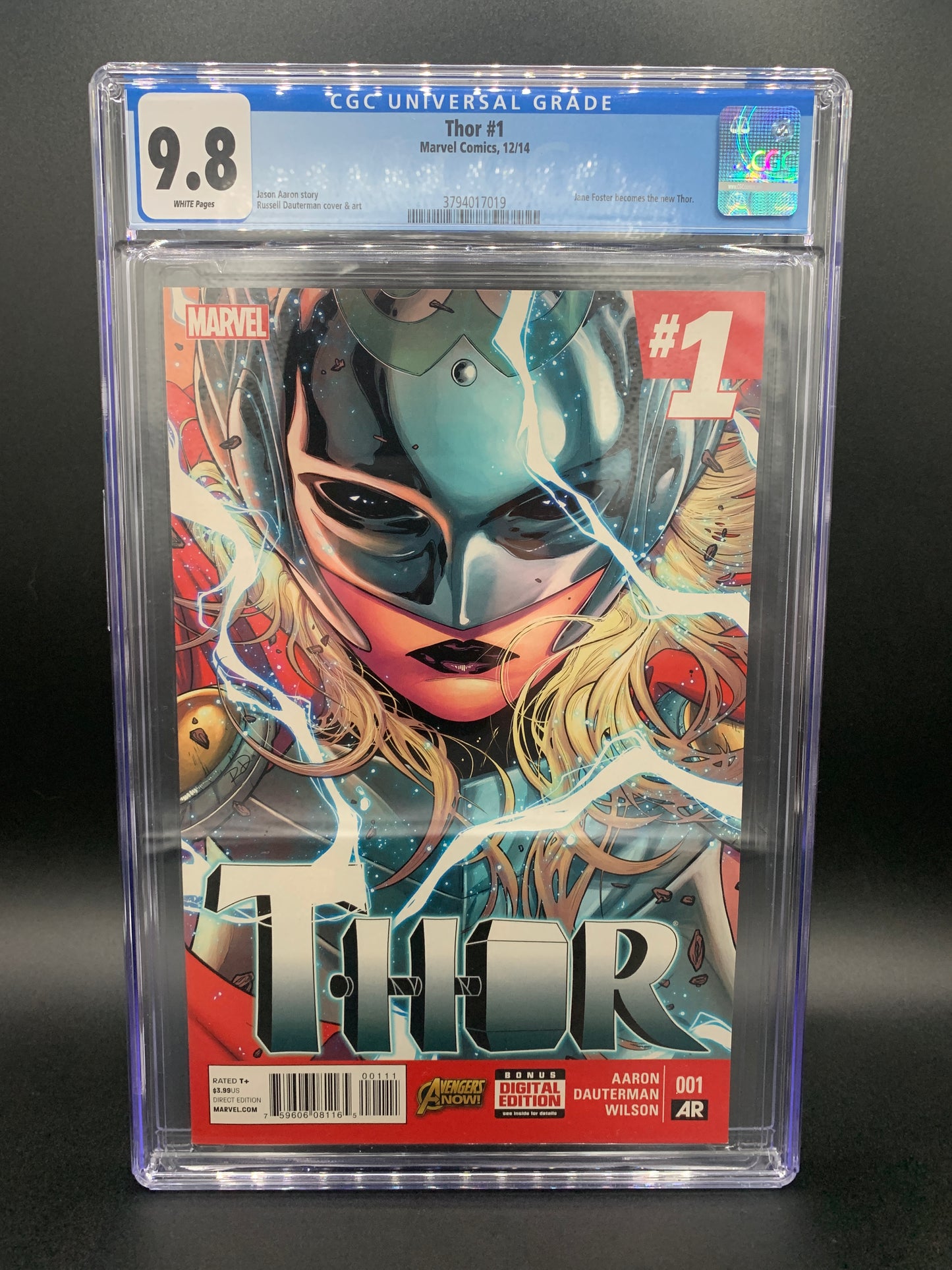 Thor #1 Marvel Comics, 12/14 Graded 9.8