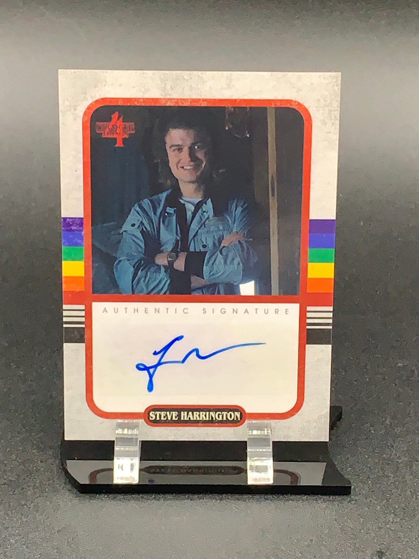 Card # SA-JK White Solo Steve Harrington Autographed by Joe Keery