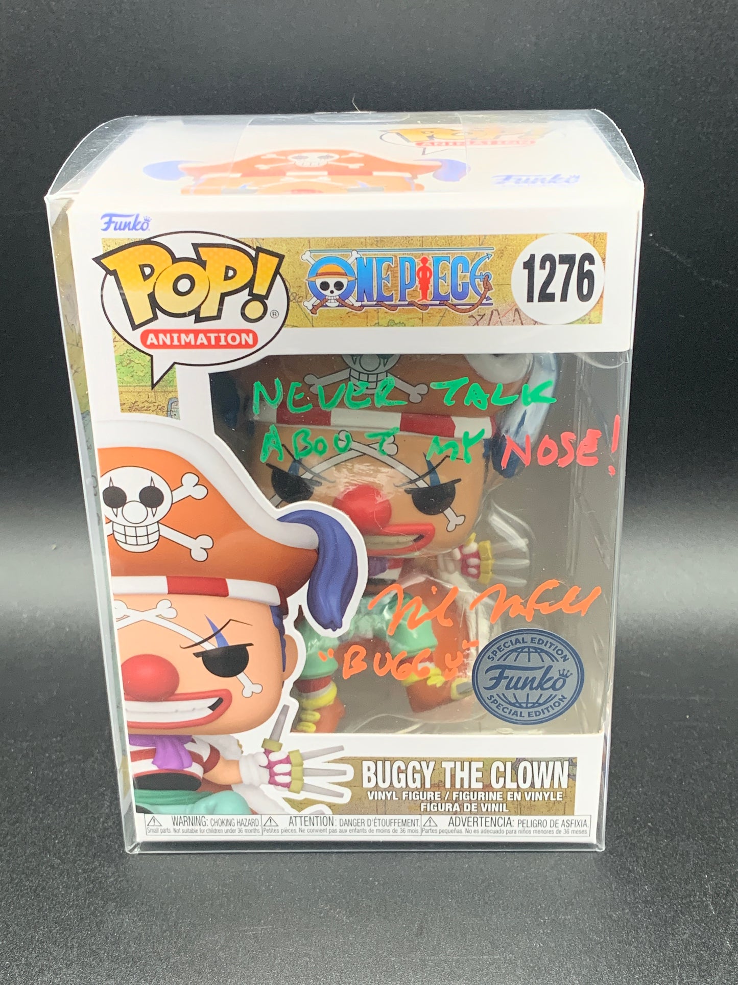 One Piece Buggy The Clown Autographed by Mike McFarland