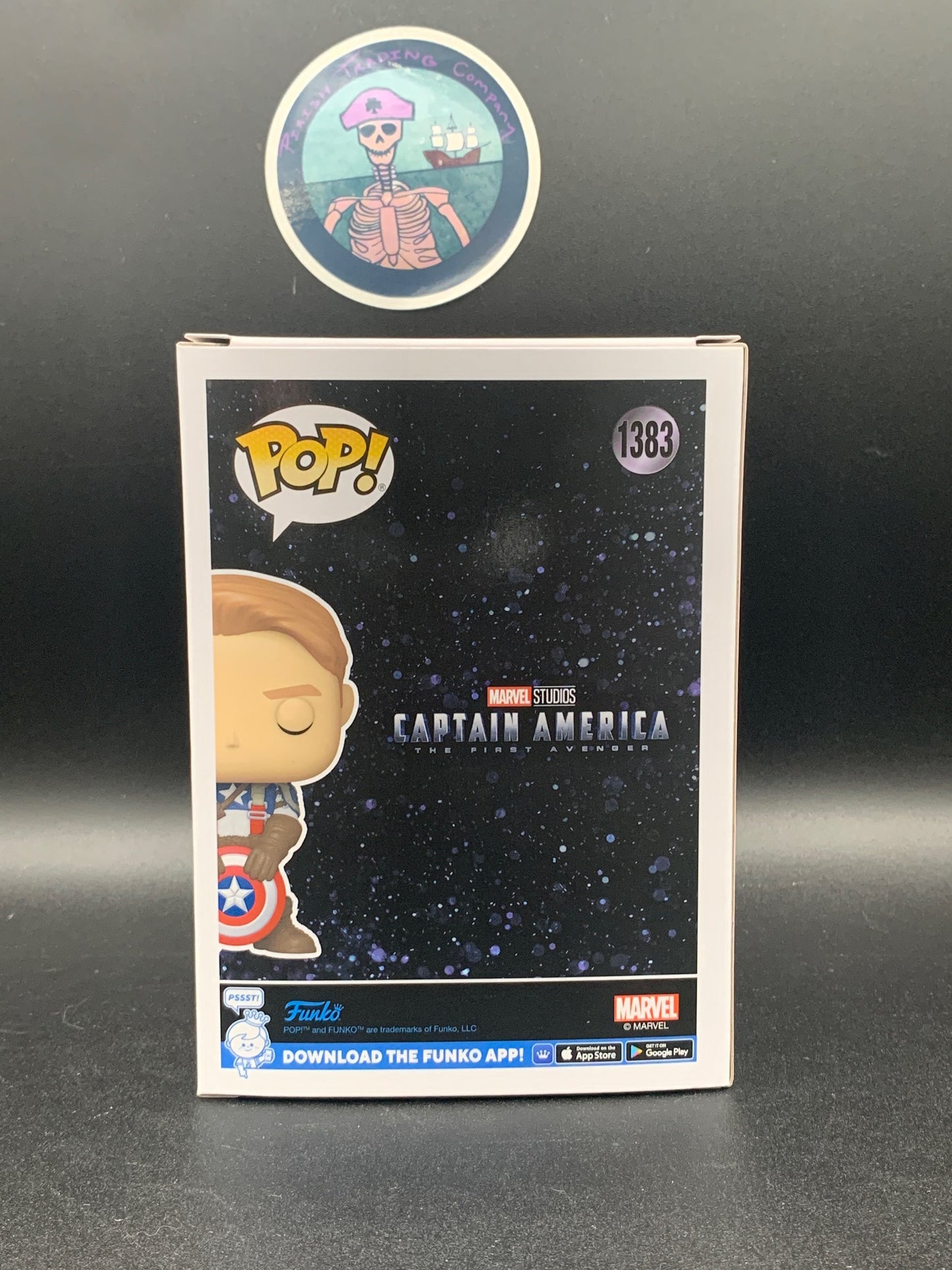 Captain America, Upper Deck Redemption glow-in-the-dark Chase